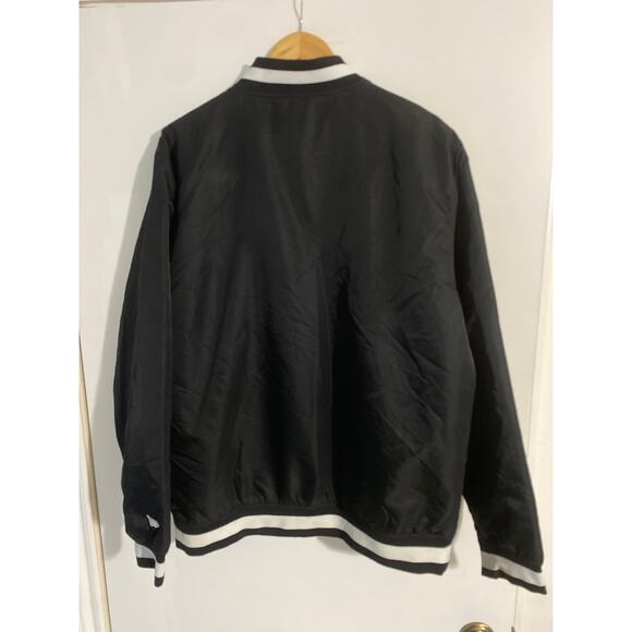 New Era Houston Astros bomber jacket men’s size XL black nylon MLB baseball - Picture 3 of 7